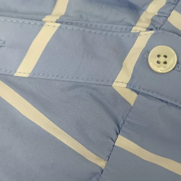 Veronica Beard Poppe Striped Dress Size 8 Preppy Cotton Blend Long Sleeve Collar - Picture 11 of 16